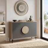 Bufe Gora pakoworld sonoma - antracit 110x35.5x82cm