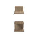 Raft muri Sumpa pakoworld 2 copë SONOMA 65x20x18cm