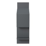 Raft muri Parallel pakoworld antracit 70x22x65.5cm