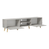 Stendë TV Gorna pakoworld me pamje mermeri bezhë 180x35x48.6cm