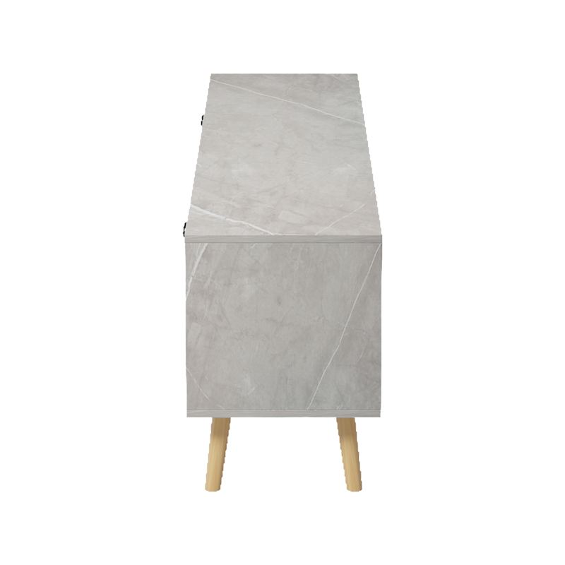 Stendë TV Gorna pakoworld me pamje mermeri bezhë 180x35x48.6cm