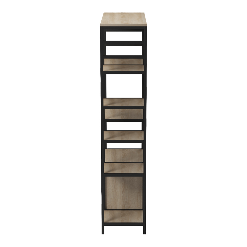 Raft dyshemeje Ranea pakoworld sonoma-e zezë 85x32x150cm