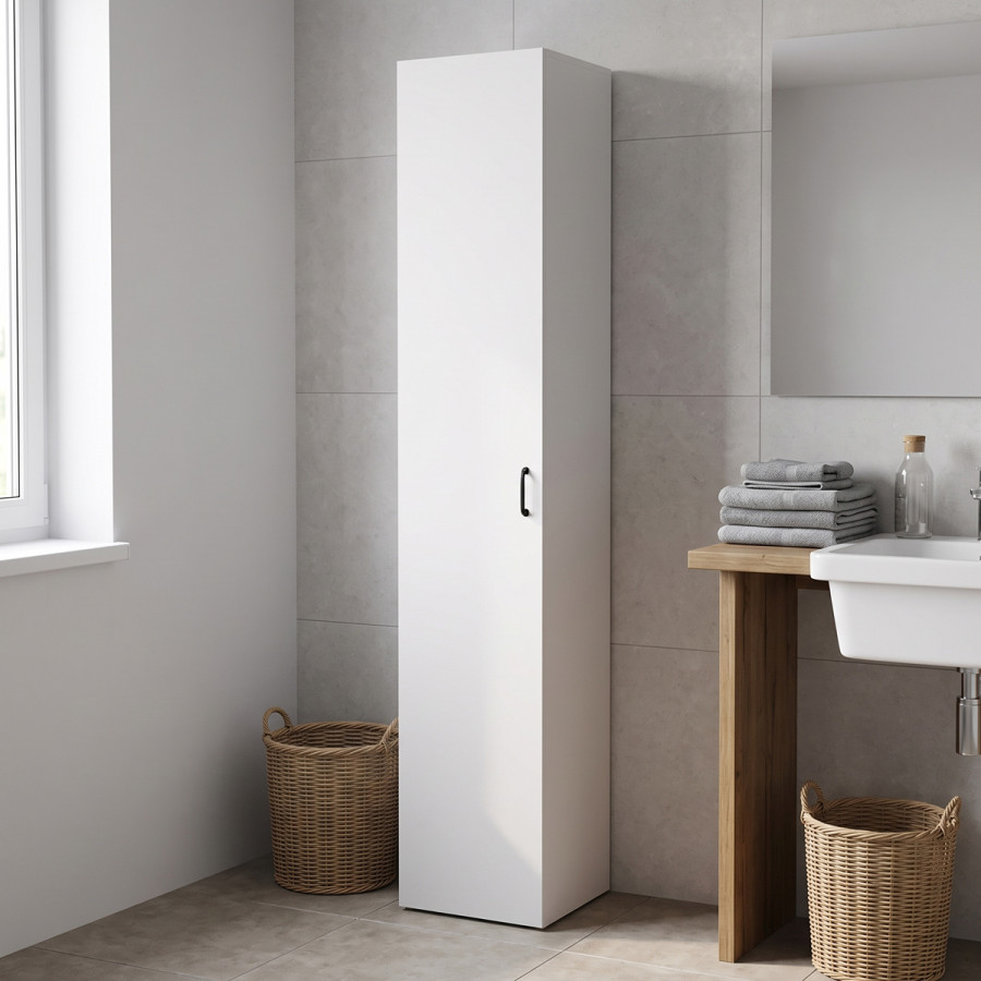 Kolonë-kabinet Anira pakoworld e bardhë 30x30x180cm