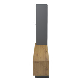 Njësi TV Tilveo pakoworld oak-antracit 230x41.5x180cm