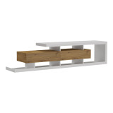 Stend TV Arbero pakoworld e bardhë-OAK 198x40x45cm