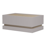 Tavolinë kafeje Wendo pakoworld taupe-sonoma 97x60x40cm