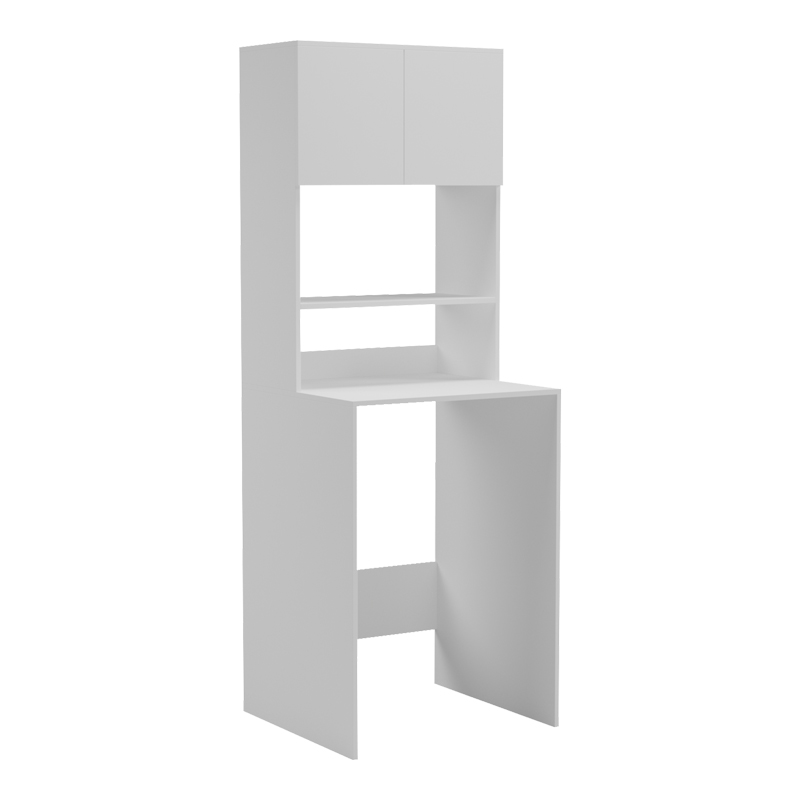 Mobilje lavanderie Chaxe pakoworld e bardhë 65x60x183.6cm