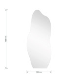 Pasqyrë Irregular 1 pakoworld 50x1x120cm