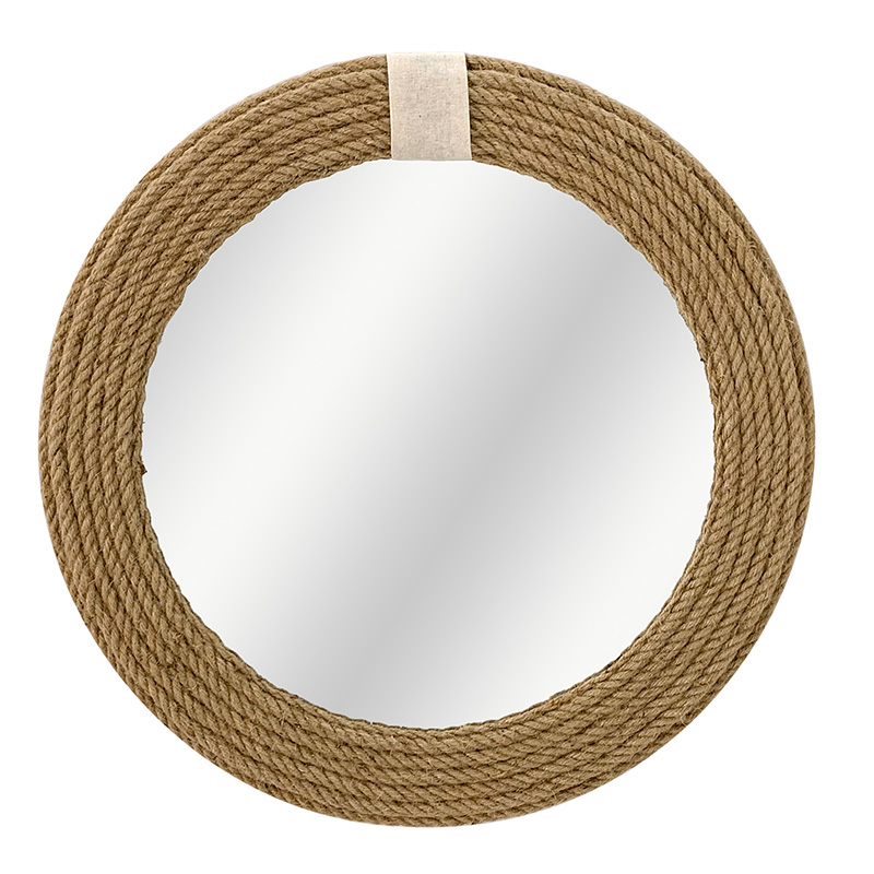 Pasqyrë Rope pakoworld natyrale 60x2x60cm