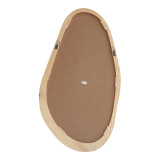 Pasqyrë ovale Baloa pakoworld mdf në nuancë natyrale 44x4x80cm