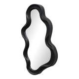Pasqyrë Liquid pakoworld pp në nuancë të zezë 26x2.7x39cm