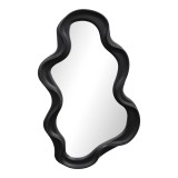 Pasqyrë Liquid pakoworld pp në nuancë të zezë 26x2.7x39cm