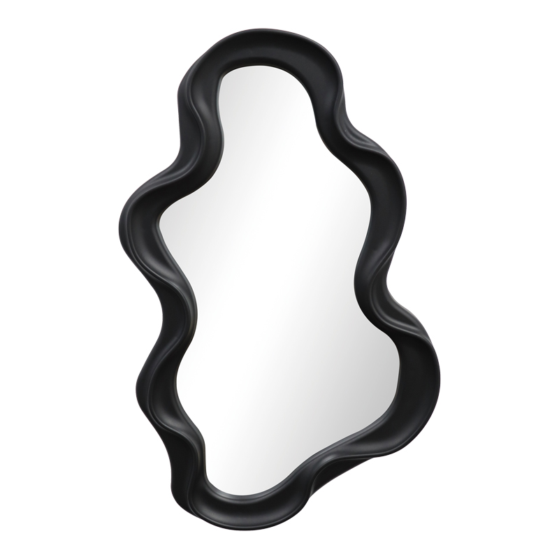 Pasqyrë Liquid pakoworld pp në nuancë të zezë 26x2.7x39cm