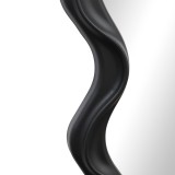 Pasqyrë Liquid pakoworld pp në nuancë të zezë 26x2.7x39cm