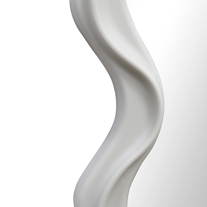 Pasqyrë Liquid pakoworld pp në nuancë të bardhë 26x2.7x39cm