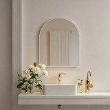 Pasqyrë Selene pakoworld MDF e bardhë 46.0x1.2x60.0cm