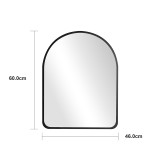 Pasqyrë Selene pakoworld MDF e bardhë 46.0x1.2x60.0cm