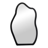 pasqyrë Evanthia pakoworld e zezë MDF 36x1.2x56cm