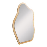 Pasqyrë Evanthia pakoworld MDF me përfundim natyral 36x1.2x56cm