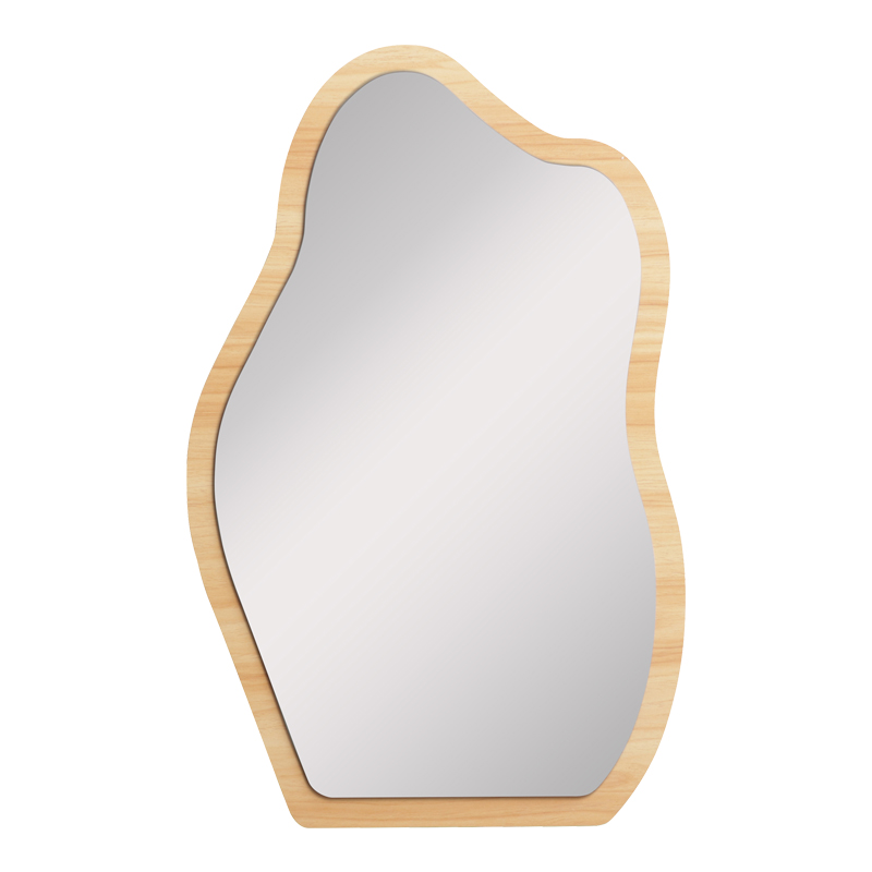 Pasqyrë Evanthia pakoworld MDF me përfundim natyral 36x1.2x56cm