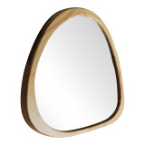 Pasqyrë Ione pakoworld MDF ngjyrë natyrale 60x2.5x61cm