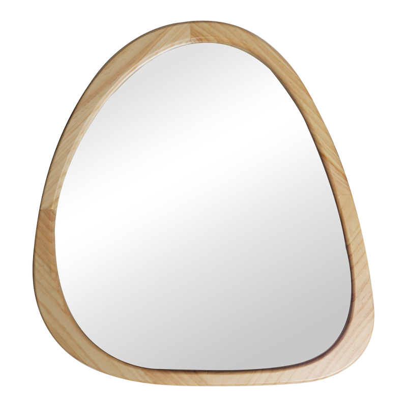 Pasqyrë Ione pakoworld MDF ngjyrë natyrale 60x2.5x61cm