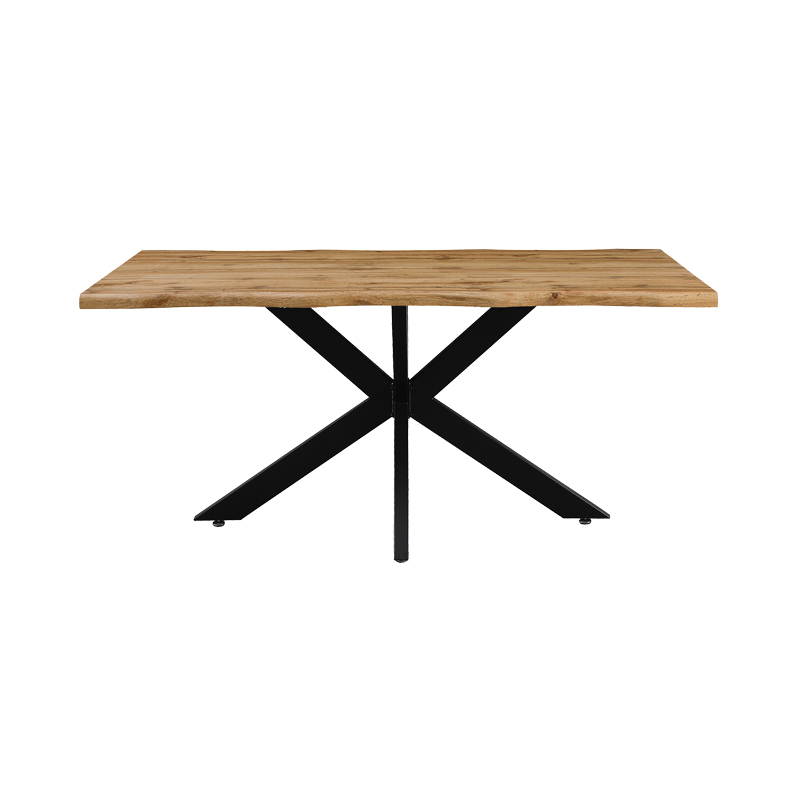 Tavolinë Gilman pakoworld MDF në ngjyrë SONOMA-e zezë 150x90x75cm