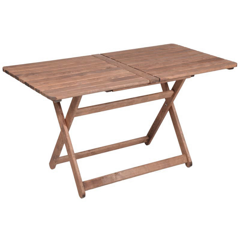 Set ngrënieje Retto 5 copë dru masiv ahu arre-gri 120x75x71cm