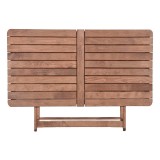 Set ngrënieje Retto 5 copë dru masiv ahu arre-gri 120x75x71cm