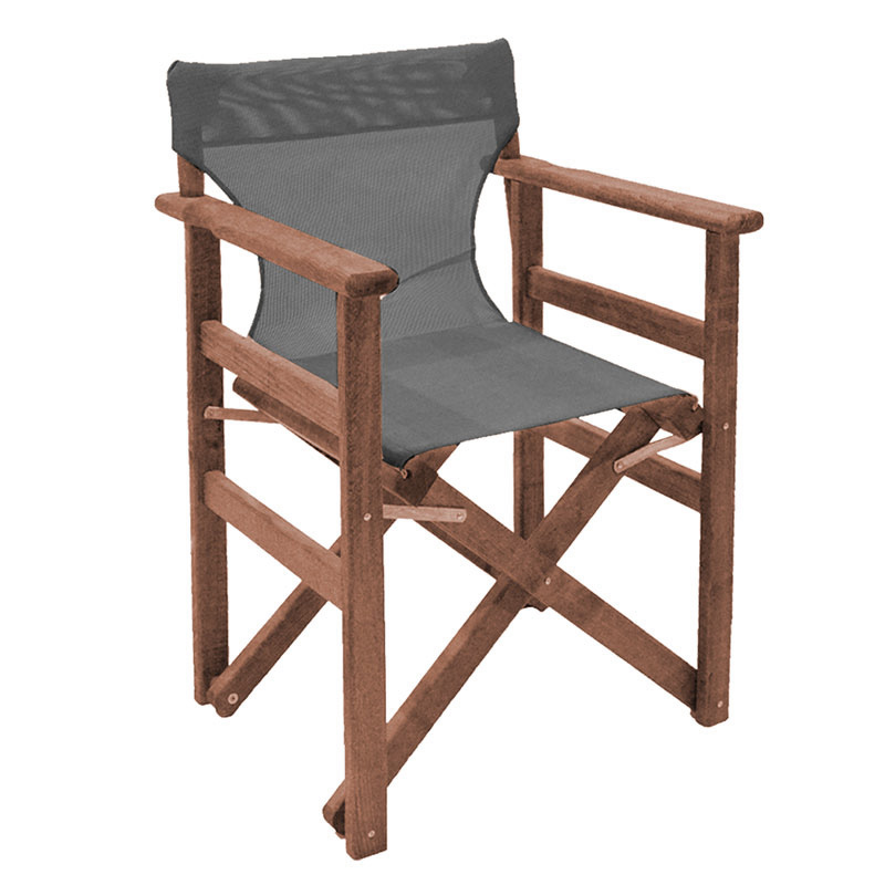 Set ngrënieje Retto 5 copë dru masiv ahu arre-gri 120x75x71cm