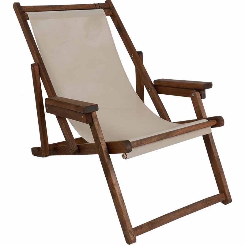 Chaise longue Retto pakoworld ahu masiv arrë-PVC ngjyrë jashtë