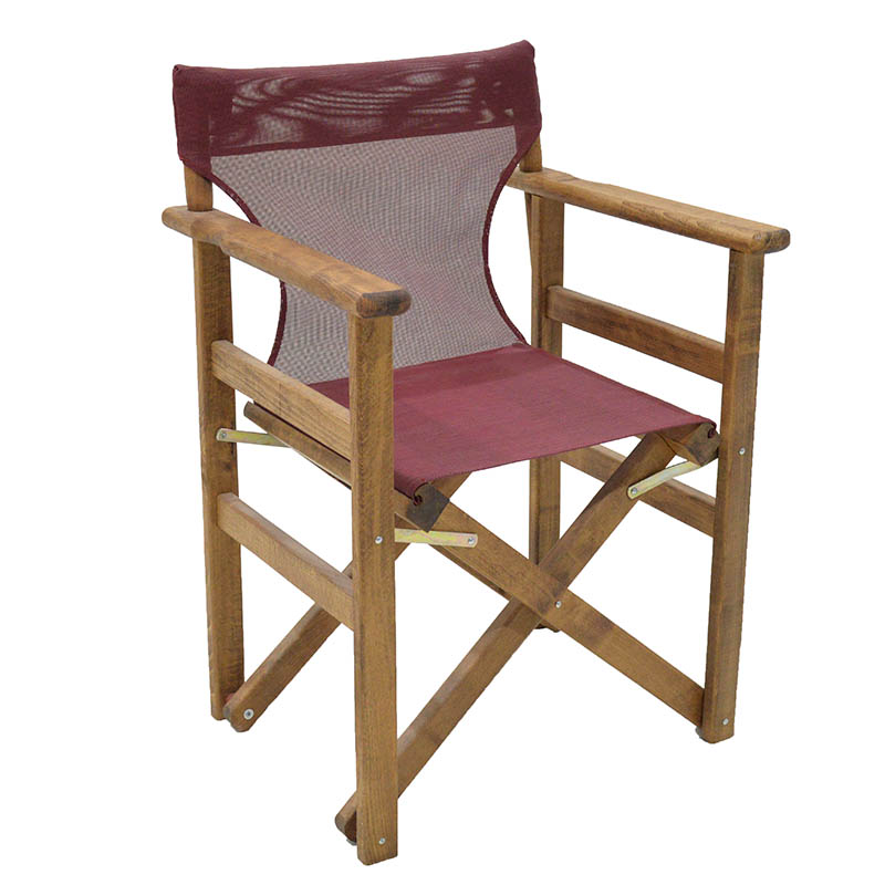 Tavolinë ngrënieje Retto set me 3 pjesë dru ahu masiv arrë-PVC ngjyrë vishnje 70x70x71cm