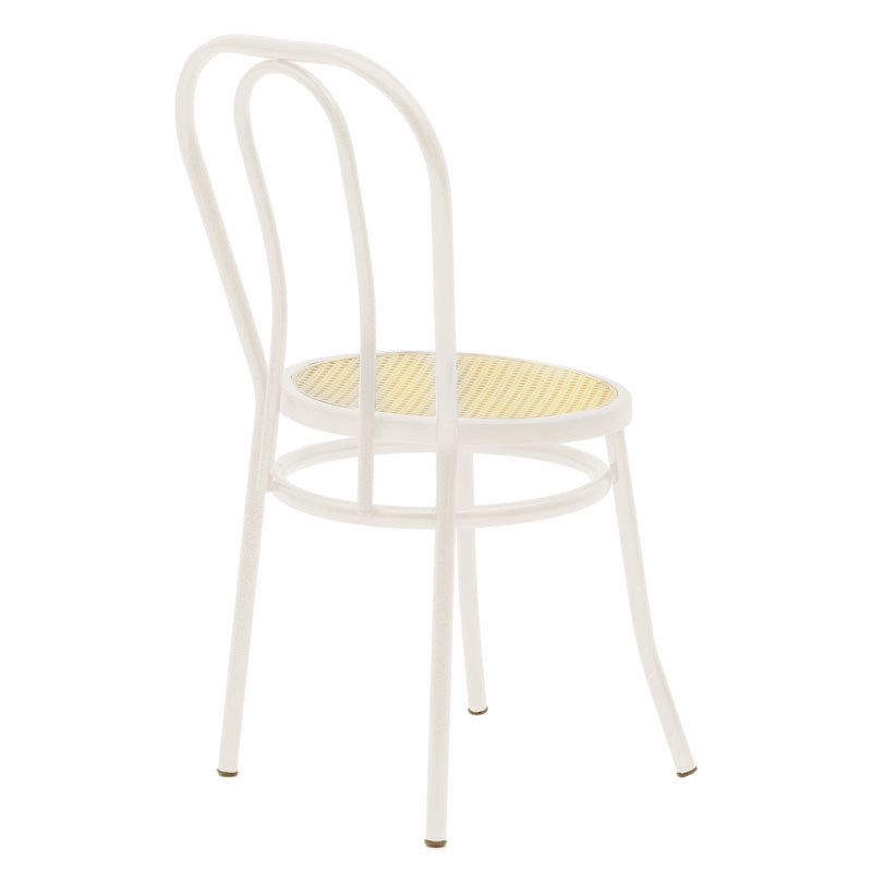 Karrige Vienna pakoworld PE rattan bezhë-metal ekru