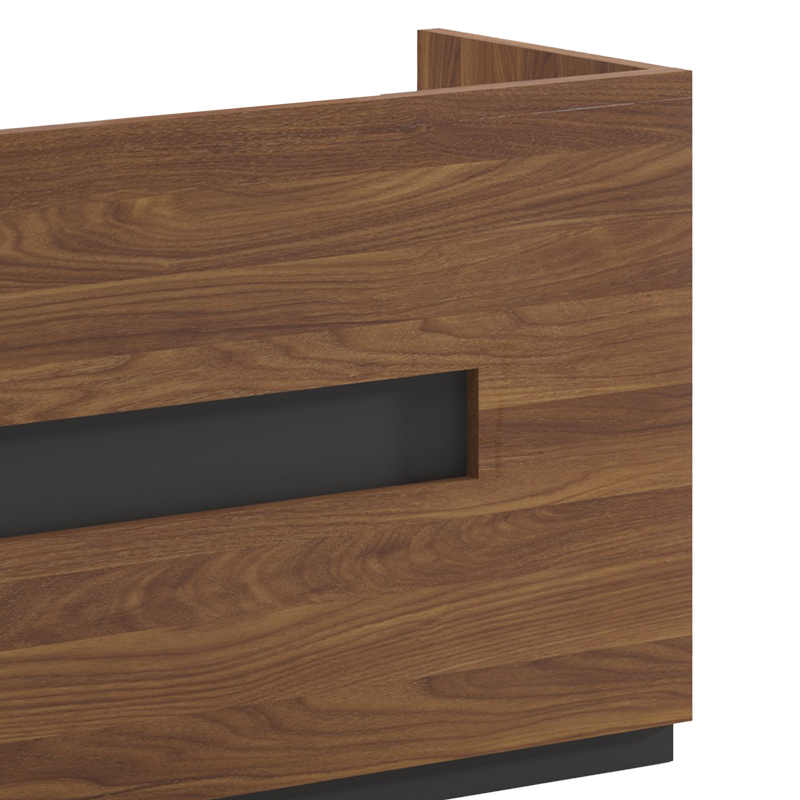 Recepsion profesional Oscar pakoworld arre-antracit 180x65x110cm