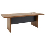 Tavolinë konferencash profesionale Oscar pakoworld 5cm arrë-antracit 240x120x76cm