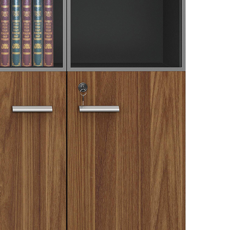 Kabinet zyre profesional Oscar pakoworld arrë-antracit 160x40x200cm