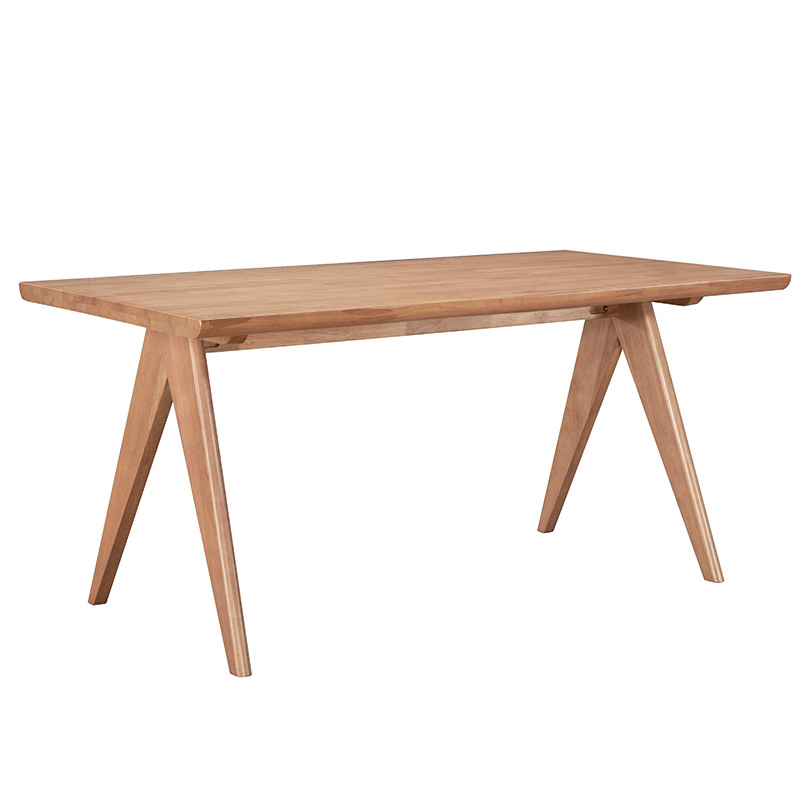Set ngrënieje Winslow Ι pakoworld set 7 copë dru gome arrë e çelur 160x85x75cm