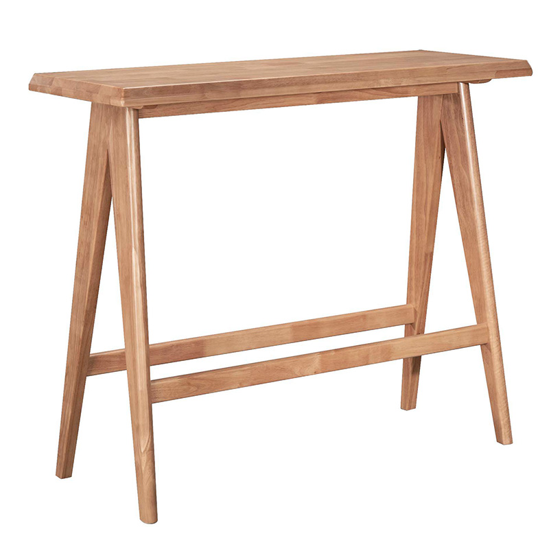 Set bar ngrënieje Winslow pakoworld set 5 copë druri gome arre e lehtë 120x45x100cm