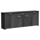 Bufe Kinley pakoworld gri-wenge 210x40x82cm