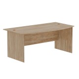 Tavolinë pune Anze pakoworld melamine natyrale 180x93.5x75cm