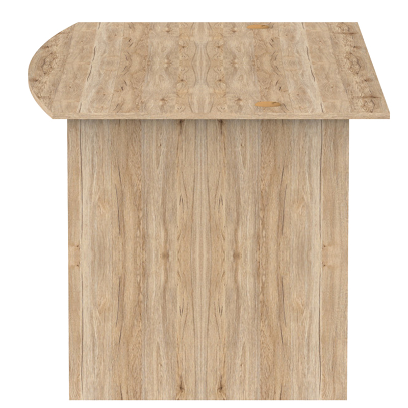 Tavolinë pune Anze pakoworld melamine natyrale 180x93.5x75cm