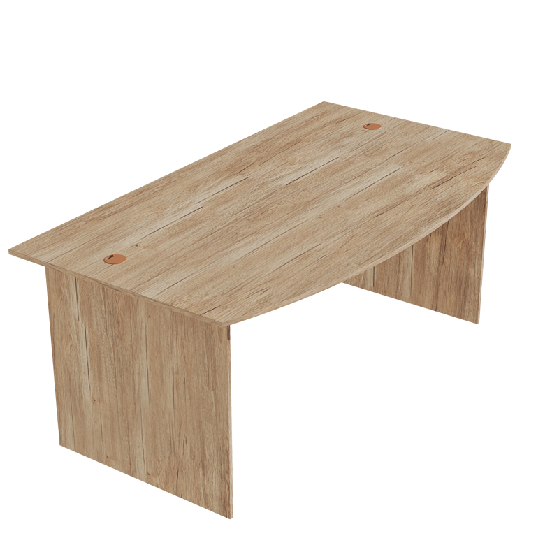 Tavolinë pune Anze pakoworld melamine natyrale 180x93.5x75cm
