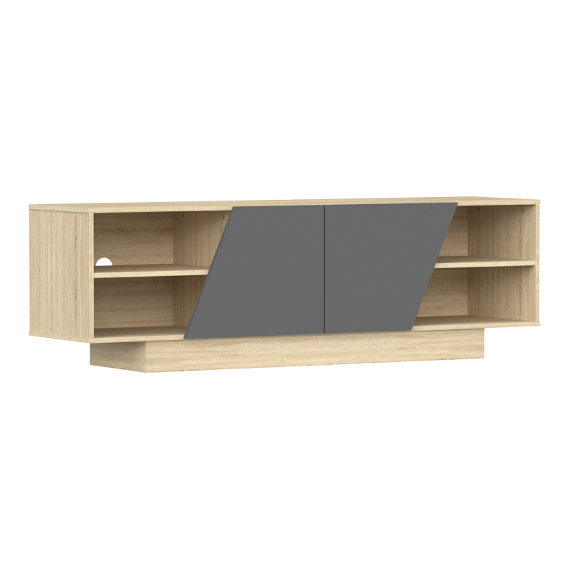 Mobilje TV Stevie pakoworld sonoma-anthracite 160x40x50cm