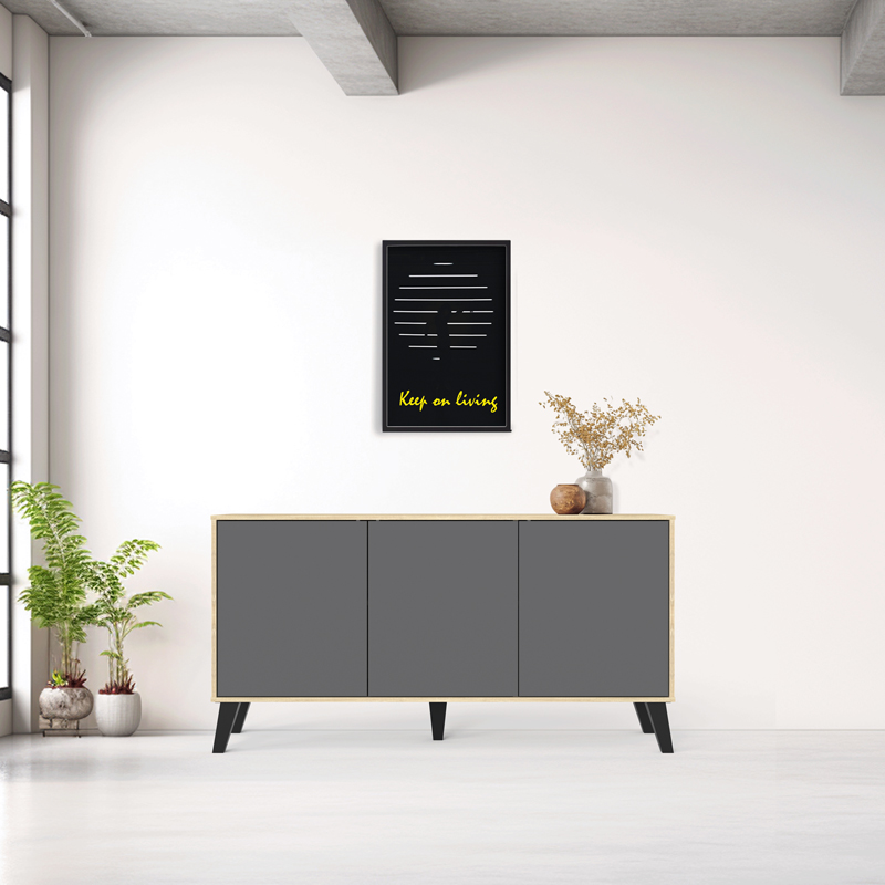 Bufe Billie pakoworld sonoma-anthracite 149x40x77cm