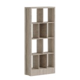 Librari Dividre pakoworld melaminë lisi SONOMA 80x30x181cm