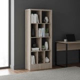 Librari Dividre pakoworld melaminë lisi SONOMA 80x30x181cm