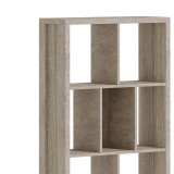 Librari Dividre pakoworld melaminë lisi SONOMA 80x30x181cm