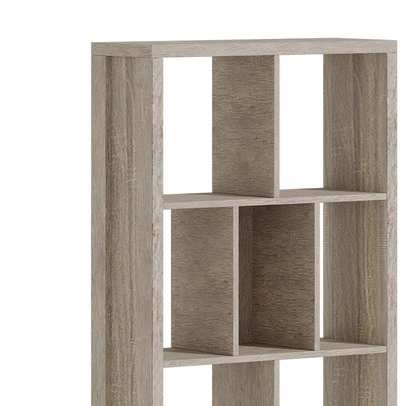 Librari Dividre pakoworld melaminë lisi SONOMA 80x30x181cm