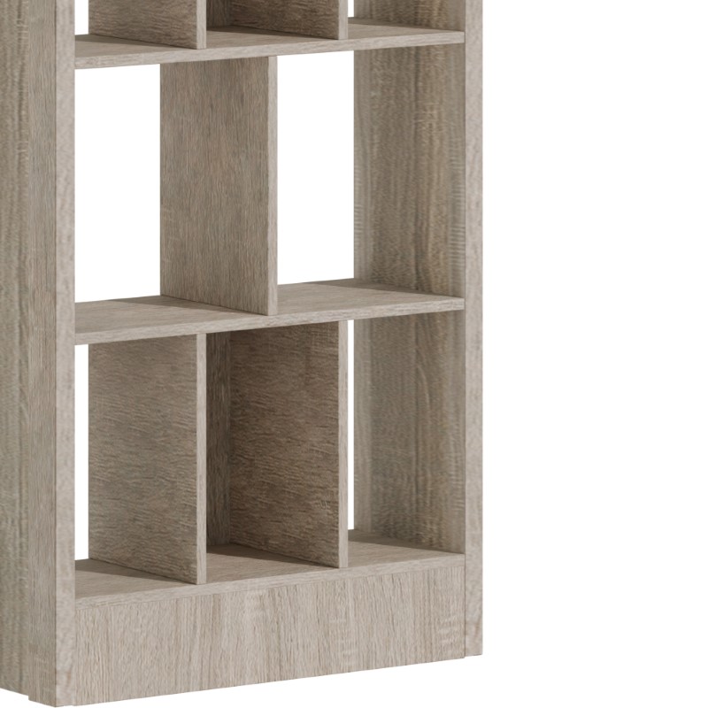 Librari Dividre pakoworld melaminë lisi SONOMA 80x30x181cm