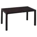 Komplet ngrënie Explore-Festive pakoworld set 7 copë PP kafe 150x90x73.5cm